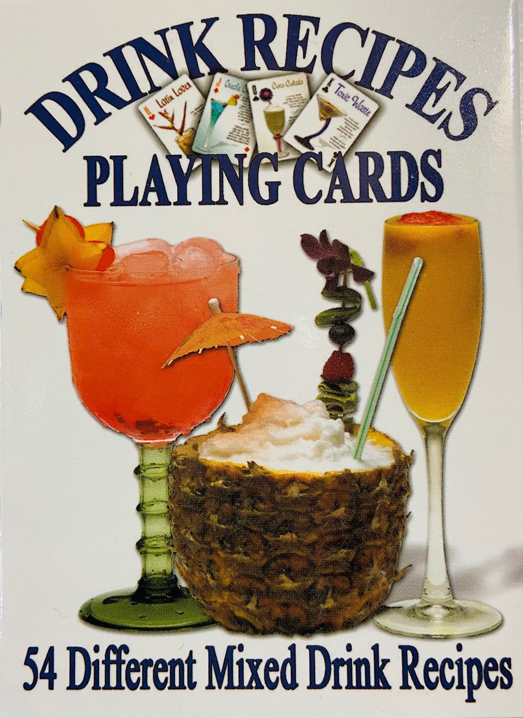Cocktail Recipe Playing Cards 