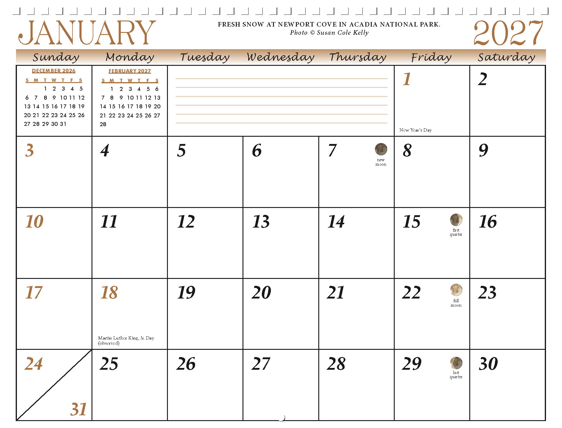 Maine Scene Calendar 2027 - Image 4