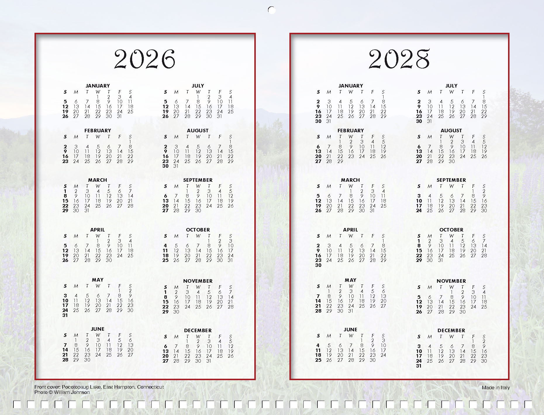 New England Calendar 2027 - Image 16