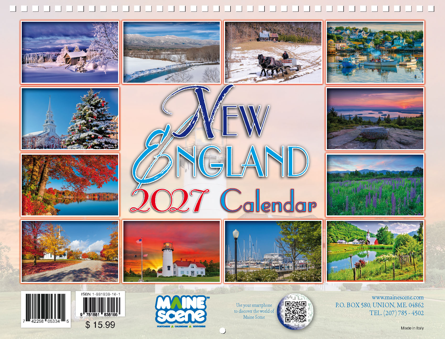 New England Calendar 2027 - Image 15